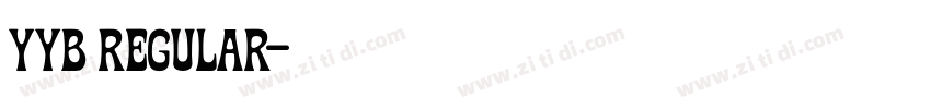 yyb Regular字体转换 yyb Regular字体转换